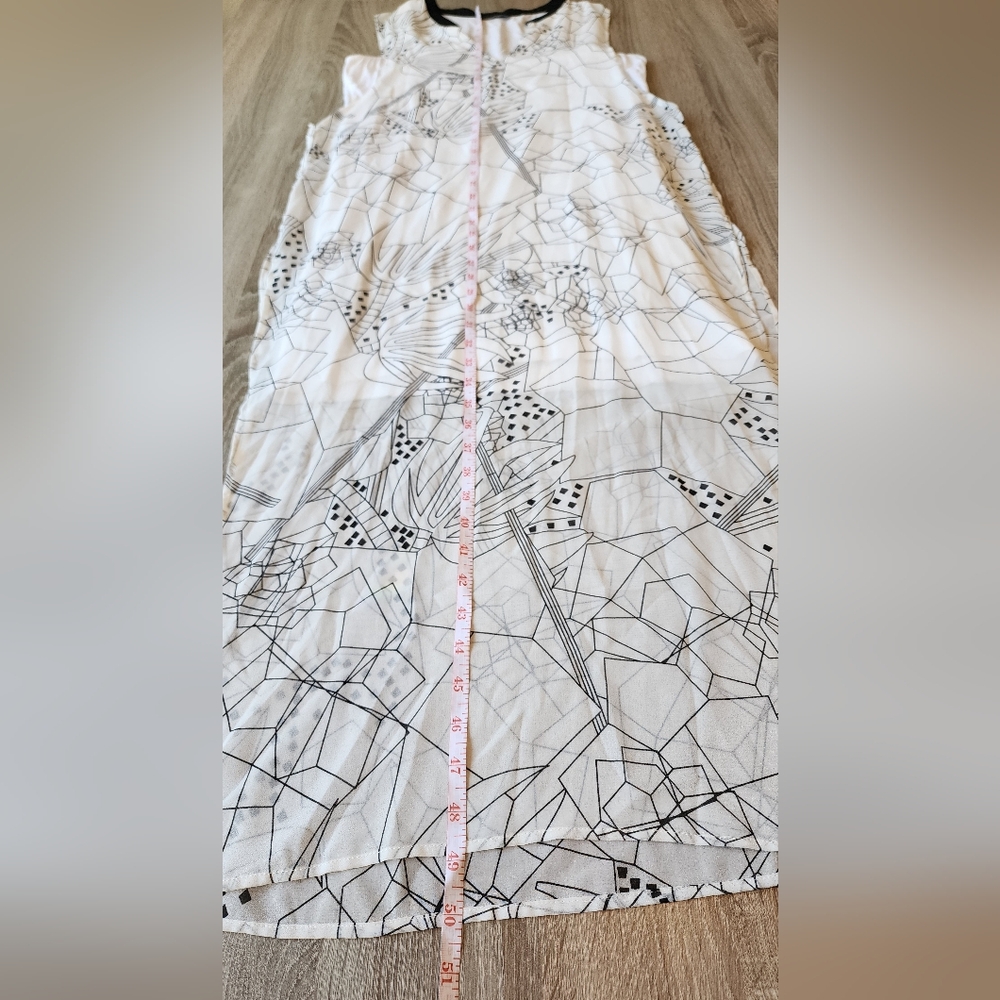 Cop.Copine Drake V-Neck Sheer Dress Size 38/8 - Picture 7 of 11